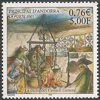 AND551 - Philatélie - Timbre d'Andorre N° Yvert et Tellier 551 - Timbres de collection