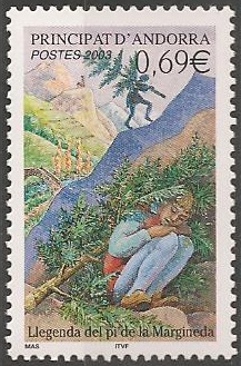 AND576 - Philatélie - Timbre d'Andorre N° Yvert et Tellier 576 - Timbres de collection