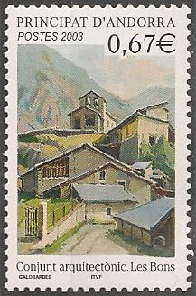 AND578 - Philatélie - Timbre d'Andorre N° Yvert et Tellier 578 - Timbres de collection