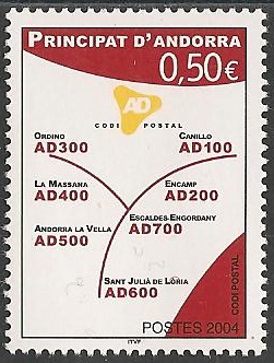 AND601 - Philatélie - Timbre d'Andorre N° Yvert et Tellier 601 - Timbres de collection