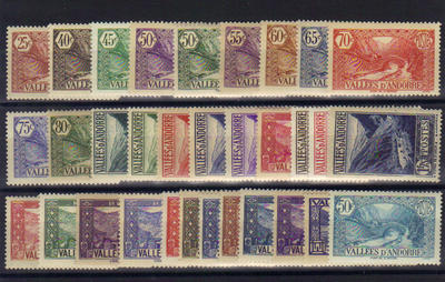 AND61-92 - Philatelie - timbres de collection d'Andorre