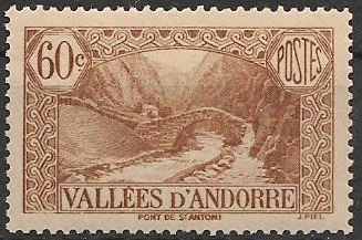 AND67 - Philatélie - Timbre d'Andorre N° Yvert et Tellier 67 - Timbres de collection