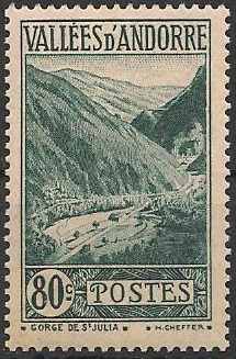 AND72 - Philatélie - Timbre d'Andorre N° Yvert et Tellier 72 - Timbres de collection