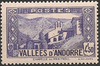 AND90 - Philatélie - Timbre d'Andorre N° Yvert et Tellier 90 - Timbres de collection