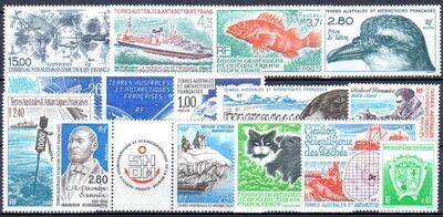 ANNEETAAF1994, Philatélie 50, Année complète de timbres de TAAF 1994