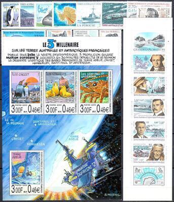 ANNEETAAF2000, Philatélie 50, Année complète de timbres de TAAF 2000