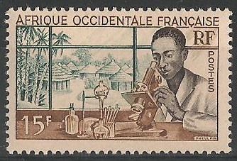 AOF48 - Philatélie - Timbre d'Afrique Occidentale Française N° Yvert et Tellier 48 - Timbres de colonies françaises - Timbres de collection