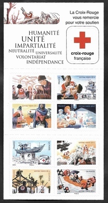 BC 1132 - Philatelie - bloc de timbres de France Croix Rouge