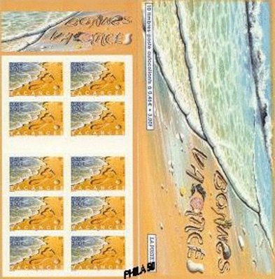 BC3400A/29 - Philatélie 50 -timbres de France neufs sans charnière - timbre de collection Yvert et Tellier -Bonnes Vacances