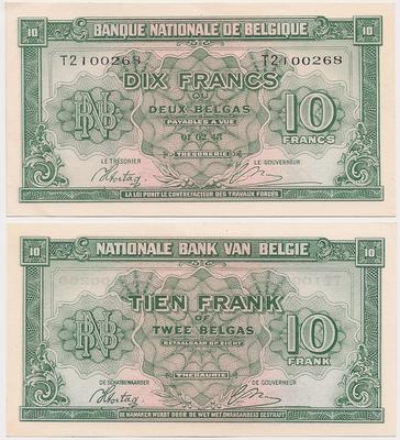 Belgique - Pick 122 - Billet de collection de la Banque nationale de Belgique - Billetophilie.jpeg