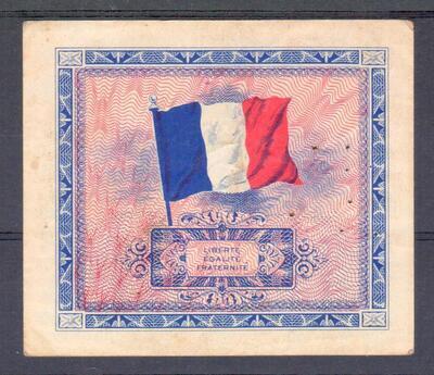 5 Francs Drapeau - Philatelie - billet de banque de France