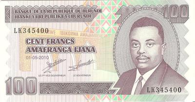 Burundi - Philatélie - billets de banque de collection