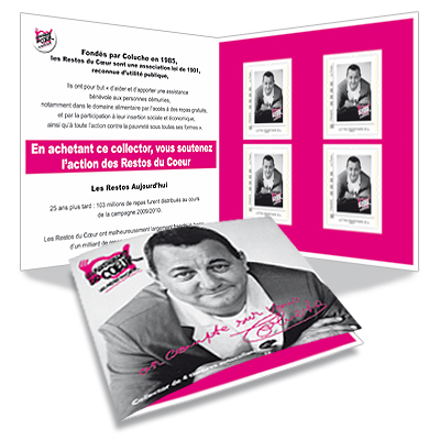 Bloc Collector Restos du Coeur  - Philatélie 50 - bloc collector  Restos du Coeur - timbres de France de collection