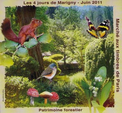 Bloc Marigny 2011-2- Philatélie 50 - bloc de timbre de France Marugny - timbre de France de collection
