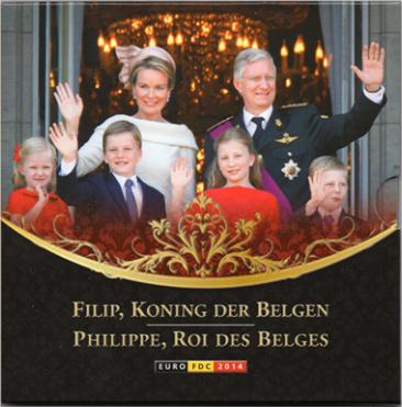 Bu Belgique 2014 - Philatelie - coffret BU pièces de monnaies euros Belgique