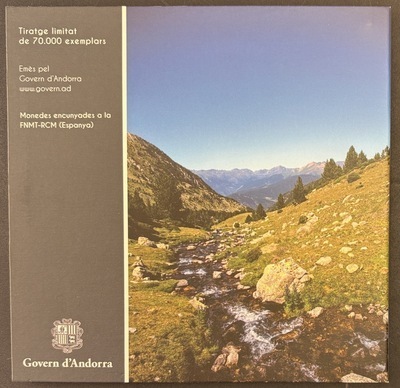 BUAND2014 - Philatélie 50 - Coffret Andorre BU euros 2014