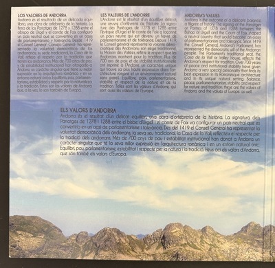 BUAND2015 - Philatélie 50 - Coffret Andorre BU euros 2015