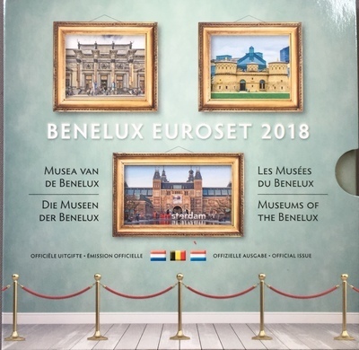 BUBenelux2018 - PHILATELIE 50 - Coffret Euro Brillant Universel Benelux 2018