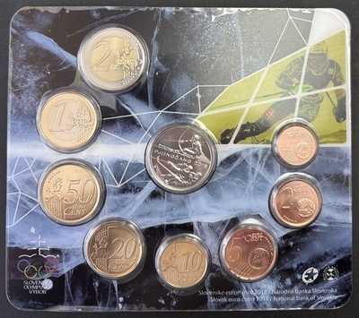 BUSLOVAQUIE2018 - Philatélie 50 - Coffret Slovaquie BU euros 2018