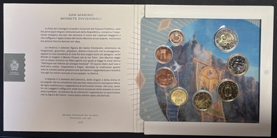 BUSTMAR2018 - Philatelie 50 - Coffret saint marin des euros 2018