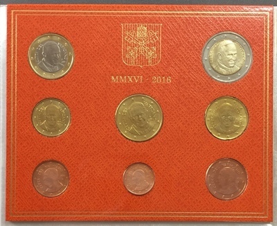 BUVAT2016 - Philatelie 50 - Coffret BU Vatican 2016