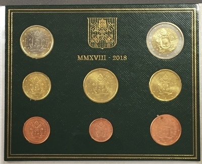 BUVAT2018 - Philatelie 50 - Coffret BU Vatican 2018