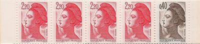 C1501 - Philatelie - Carnet de timbres à composition variable N° 1501 du catalogue Yvert et Tellier - Carnet de timbres de france de collection