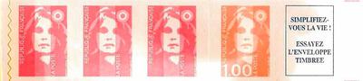 C1507 - Philatelie - Carnet de timbres à composition variable N° 1507 du catalogue Yvert et Tellier - Carnet de timbres de france de collection