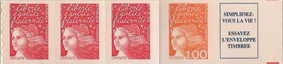 C1509 - Philatélie - Carnet de timbres a composition variable N° 1509 du catalogue Yvert et Tellier - Carnet de timbres de france de collection