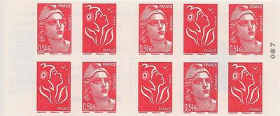 C1514 - Philatélie - Carnet de timbres à composition variable N° 1514 du catalogue Yvert et Tellier - Carnet de timbres de france de collection