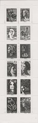 C1520A - Philatélie - Carnet de timbres à composition variable N° 1520A du catalogue Yvert et Tellier - Carnet de timbres de france de collection