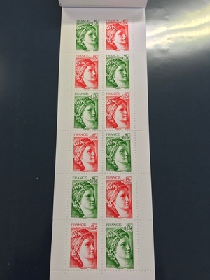C1524-2 - Philatelie - carnet de timbres de France Sabine de Gandon