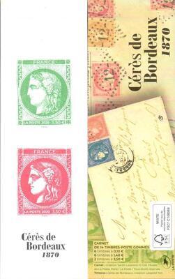 C1527 - Philatelie - carnet de timbres de France à compositions variables
