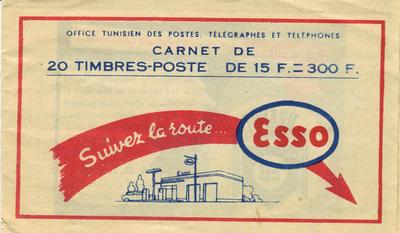 C395-2 - Philatelie - carnet de timbres de Tunisie