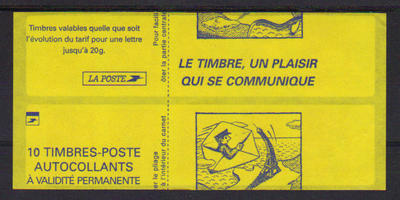 3085a - 2 - Philatélie 50 - carnets de timbres de France avec variété N° Yvert et Tellier 3085a - timbres de collection