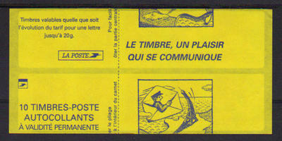 3085a - 2 - Philatélie 50 - carnets de timbres de France avec variété N° Yvert et Tellier 3085a - timbres de collection