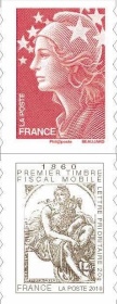 Cabasson 2 - Philatélie 50 - timbres de France autoadhésifs Marianne de Cabasson 2010 - timbres de France de collection