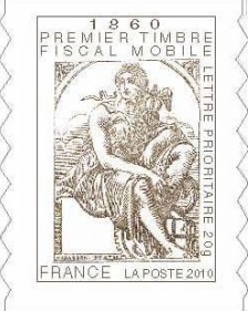 Cabasson 4 - Philatélie 50 - timbre de France autoadhésif Marianne de Cabasson 2010 - timbre de France de collection