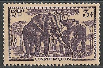 CAM188 - Philatélie - Timbre du Cameroun N° Yvert et Tellier 188 - Timbre de colonies françaises - Timbres de collection