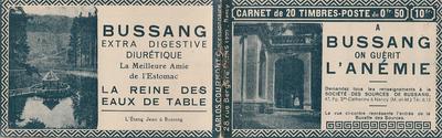 Carnet199c21 - Philatélie - Timbre de France n° YT 199c21 carnet publicitaire bussang - Timbres de collection