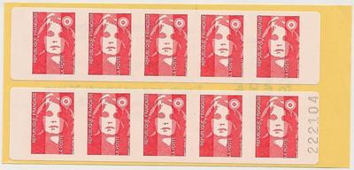 Carnet n° Yvert & Tellier 2807 C1 (timbres) - Philatélie - Carnets de timbres de France d'usage courants de collection