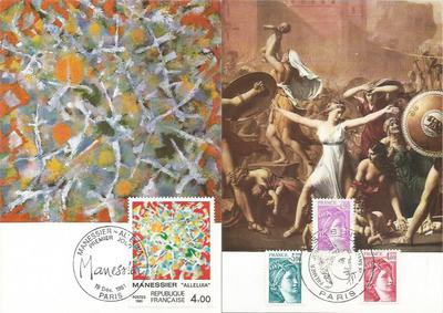 Cartes 1981 - Philatélie 50 - cartes maximum de France - timbres de France de collection