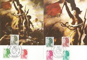 Cartes 1982+ - Philatélie 50 - cartes maximum de France - timbres de France de collection