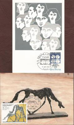 Cartes 1985 - Philatélie 50 - cartes maximum de France - timbres de France de collection