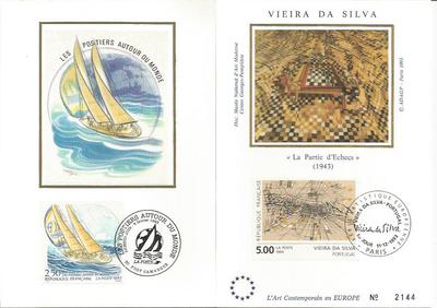 Cartes 1993 - Philatélie 50 - cartes maximum de France - timbres de France de collection