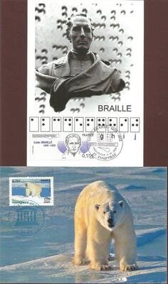 Cartes 2009- Philatélie 50 - cartes maximum de France - timbres de France de collection