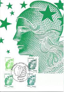 Cartes 2011++- Philatélie 50 - cartes maximum de France - timbres de France de collection