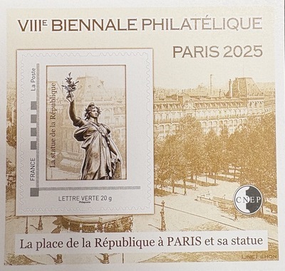 CNEP99 - Philatélie 50 - Bloc CNEP Paris 2025 - VIII EME BIENNALE