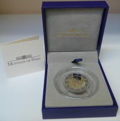 Coffret 2 € 2011 - Philatélie 50 - pièce de monnaie euros de France - fête de la musique - Monnaie de Paris