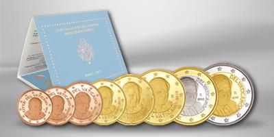 Coffret Vatican 2012-2 - Philatélie - pièces de monnaies euros du Vatican 2012